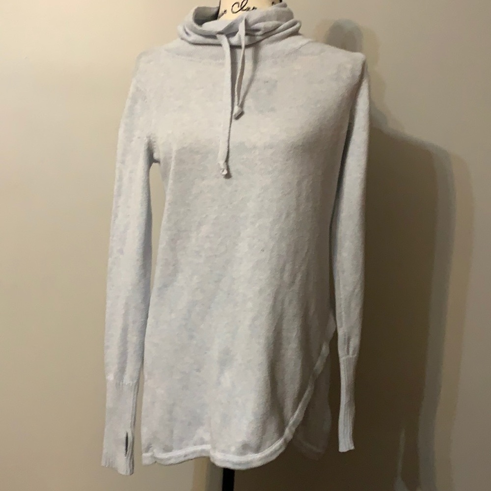 Akini light blue Long sleeve cowl neck sweater